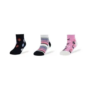 Junior Kids Socks Girls Short P/3