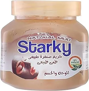 Starky natural scrub cream with natural mud for face&body-300ml