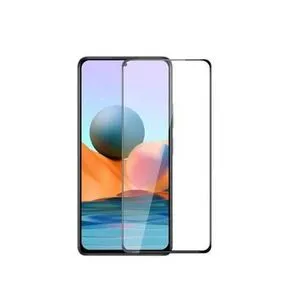 5D Glass Screen Protector For Xiaomi Redmi Note 10 Pro/Note 10 Pro Max - Black Frame