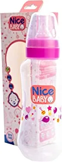 Nice Baby Feeding Bottle Without Hand 280ml Rose