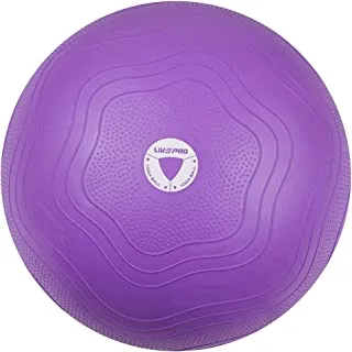 Livepro lp8201-55 anti-burst core-fit exercise ball, 55 cm size, purple