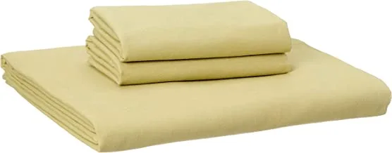 Home of linen-fitted sheet set, size 100 * 200cm,olive