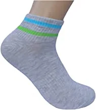 White Flower mens 4405 Above Ankle Casual Sock, Light Gray, 40-46 EU