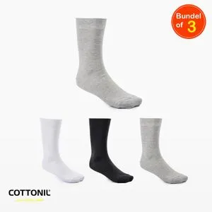 Cottonil Classic Men Training Socks - Pack Of 3