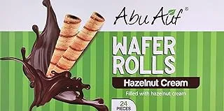 Abu Auf Wafer rolls hazelnut 24 pieces