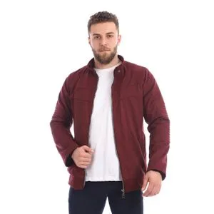 Caesar Mens Chamois Jacket With Zipper