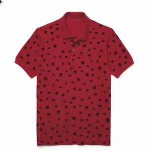 Ho Holland Men's Printed Polo Shirt - Red