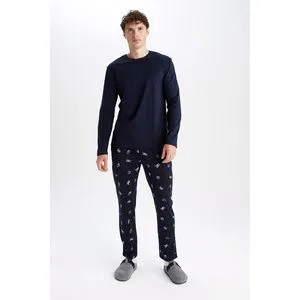 Defacto Man Navy Blue Knitted Sets - 2 Pieces