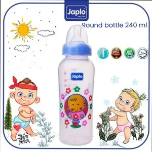 Japlo Round Feeding  Bottle - 240 Ml