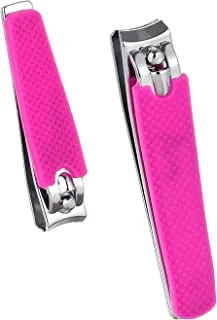 sonata Set of 2 clippers set with rubber handle S/L pink