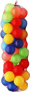 Generic Camel Trade Kids Entertainment Balls Medium Size Plastic Material 50 Piece Set - Multicolor