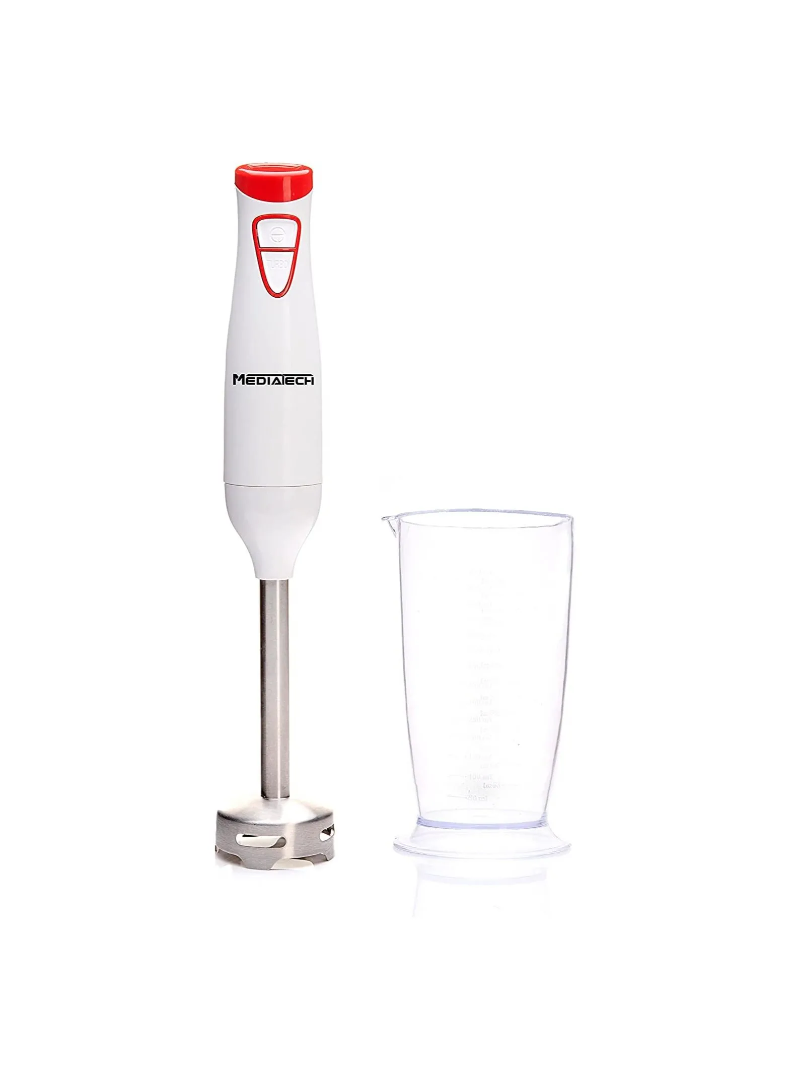 Media Tech Hand Blender TURBO MIX White x Red MT-HB26