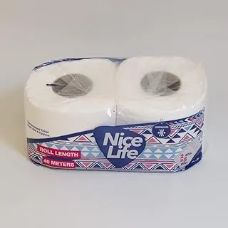 Nice Life - Toilet Compressed Tissue Roll, 2 Rolls