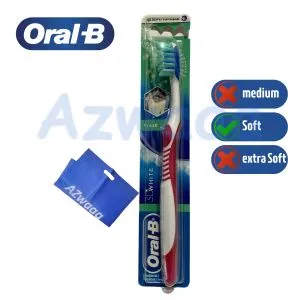 ORAL-B Toothbrush 3D White Fresh Soft35 +Azwaaa Bag