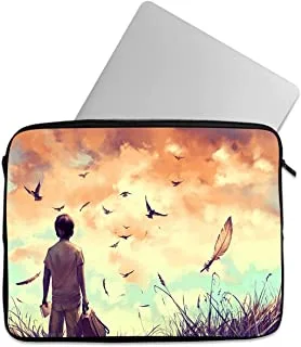 Tat (392) Laptop Sleeve Casual Zipper Printed Laptop Sleeve for 15.6