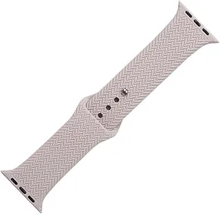 Generic Silicon Waterproof Watch Replacement Strap Compatible For Watch 38MM, 40MM Or 41MM - Grey