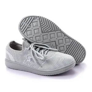 Starter Unisex Lace Up Sneaker - Grey