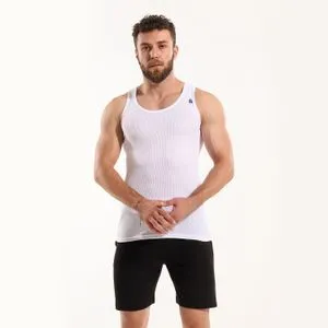 Cottonil Dirby Pure Cotton Sleeveless White Undershirt