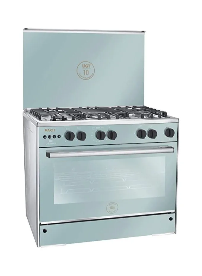 UNIONAIRE Unionaire MAX 14 80 VIP  - Gas 5 Burners Cooker, 60 x 80 Stainless Steel - Fan - Half Safty