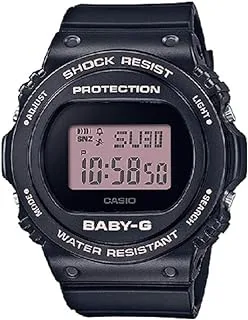 Casio analog-digital sports watch rubber strap for men, black- ga-100-1a1dr