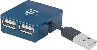 مانهاتن Hi-Speed ​​USB Micro Hub 4 منافذ ناقل الطاقة