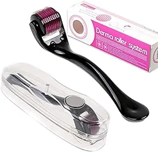 Derma Roller 1.0 mm Micro Needle For Skin Care Titanium Black