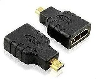 Female to Micro HDMI Male Adapter, Black