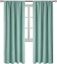 Naguib Selim Insulated 100% Blackout Curtain for Living Room and Bedroom, Mint