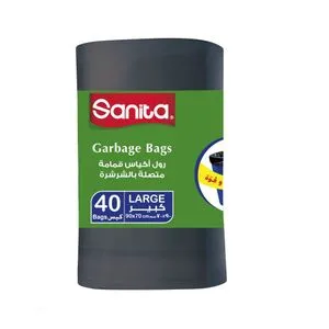 Sanita Garbage Bags 90x70 - 40 Bags