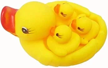 Other Rubber Mother And Baby Yellow Duck Swimming Bath Toys Children Water Play