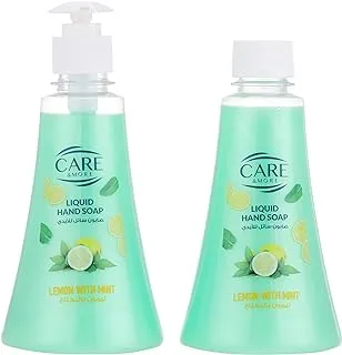 Care & more liquid hand soap 350 ml lemon (onetrigger + one refill 20% off)