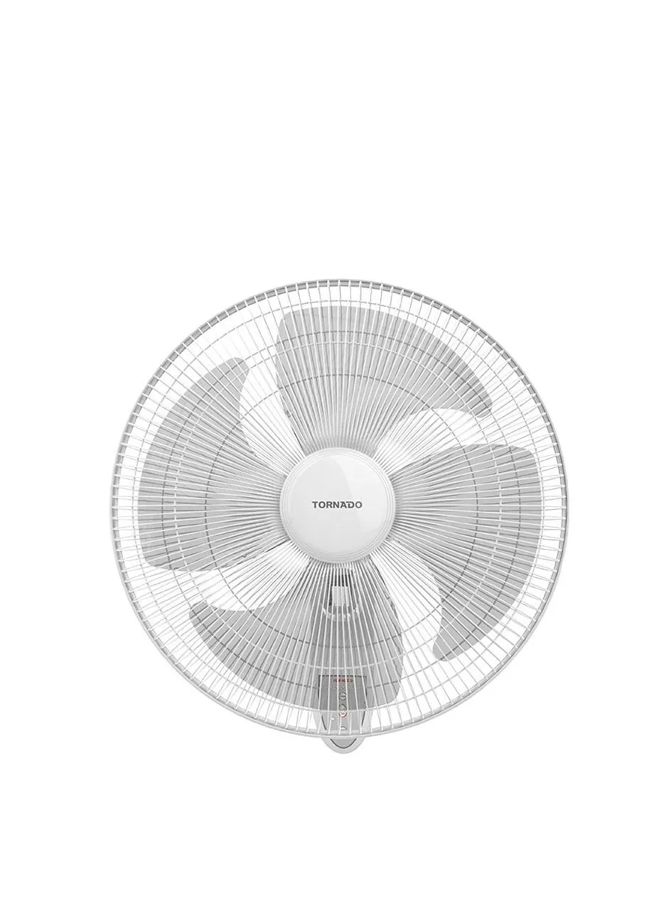 TORNADO TORNADO Wall Fan 18 Inch, 4 Blades, Remote, White EPS-18RW