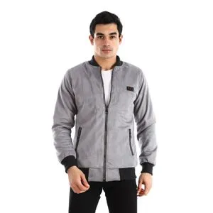 Caesar Mens Chamois Jacket With Zipper