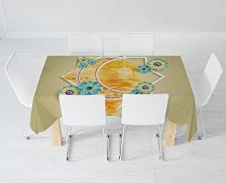 Jalsa rectangular tablecloth made of cotton for ramdan nights. size 150 cm x 150 cm multiple colors