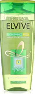 L'oreal paris elvive multivitamin shampoo fresh max, 250 ml