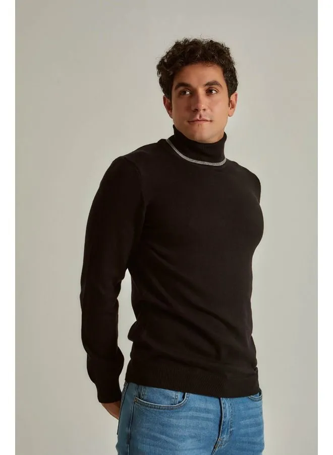 Dalydress Dare Dare - Turtle Neck Pullover - Black