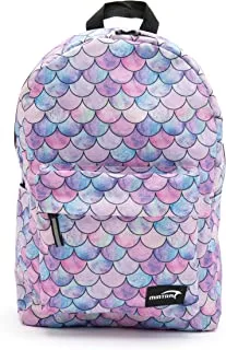 Mintra Unisex School Bags 2 Pocket With Laptop Pocket - Printed Watercolour Mermaid, 18 L (29 X 12 X 42 Cm)