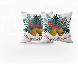 Jalsa christmas decorative pillow covers size: 45 cm × 45 cm multicolor