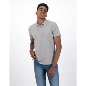 American Eagle Polo Shirt - Heather Gray