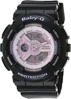 Casio Baby-G Watch Digital Analog Multi Color Dial Resin Band BA-110PL-1ADR