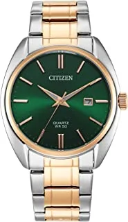 Citizen Classic Watch for Men, Japanese Quartz Movement, Analog Display, Multicolor Stainless Steel Strap-BI5104-57Z