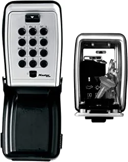 Master Lock Key Safe [Wall mounted] [Push-Button Combination] [Weatherproof - Outdoor] - 5423EURD - Key Lock Box