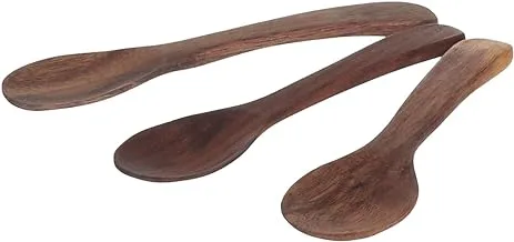 طقم 3 ملاعق خشب سرسوع صغيرة/HayahWood 3 Pcs Small Wooden Spoons