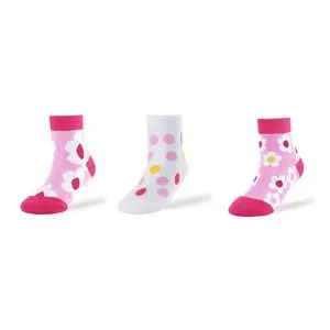 Junior Kids Socks Girls Short P/3