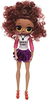 Carol 8286 lol high quality fashion doll with hand bag for girls - multi color