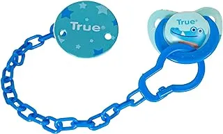 True Baby CHERRY SOOTHER WITH CAP +0 M Blue