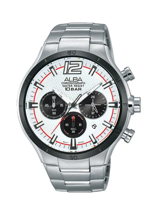 Alba Men's Stainless Steel  Chronograph Watch AT3919X