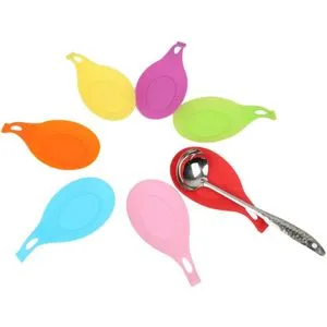 Spoon Mat Tool Holder Heat Resistant Dish  Silicone Pad