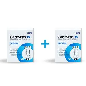 Caresens S Blood Glucose Test Strips - 100 Strips