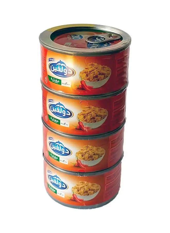 Dolphin Tuna Multi Pack Spicy  Shredded 200grams Pack of 4